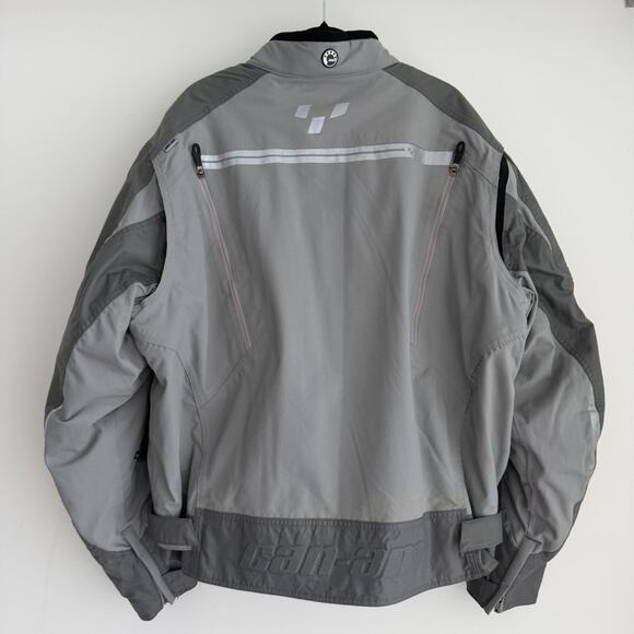 Can-Am Spyder BRP Jacket Mens XXL Gray Cruise Coat Riding Motorcycle Biker RPM - Picture 4 of 14
